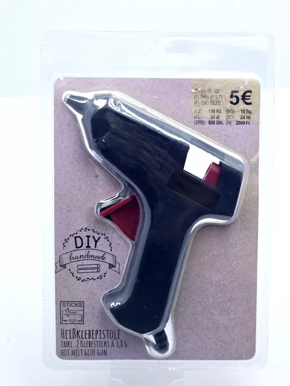 PISTOLET DO KLEJU NA GORĄCO TEDI + KLEJ, KOMPLET