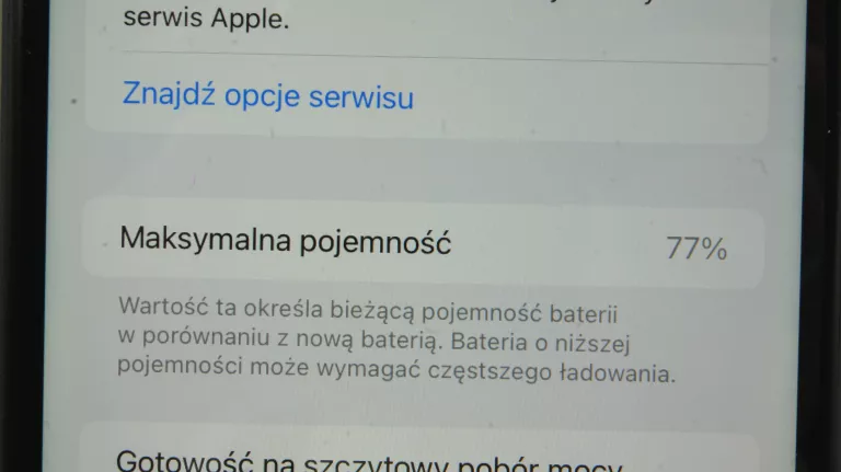 SMARTFON APPLE IPHONE 11 64GB BAT.77% PUD