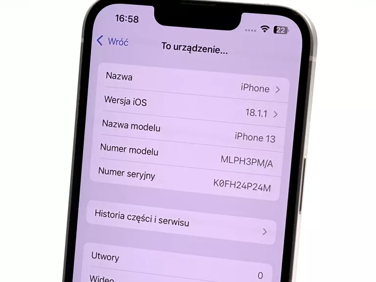 APPLE IPHONE 13 128GB BAT.72% RÓŻOWY