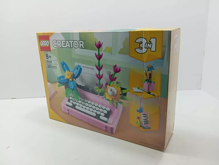 LEGO CREATOR 3 W 1 MASZYNA DO PISANIA Z KWIATAMI 31169