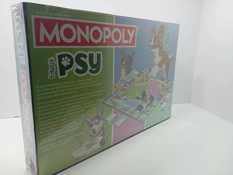 GRA PLANSZOWA MONOPOLY PSY WINNING MOVES