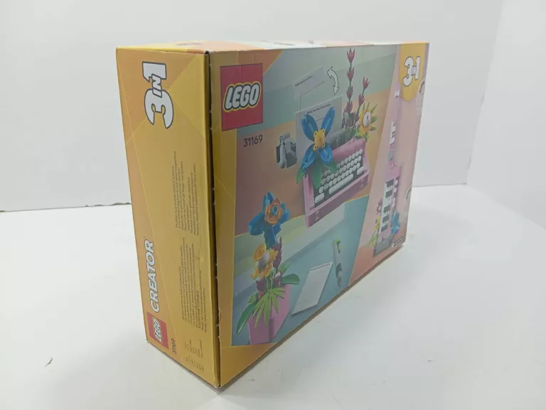 LEGO CREATOR 3 W 1 MASZYNA DO PISANIA Z KWIATAMI 31169