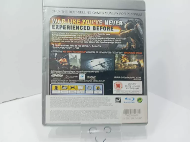 COD WORLD AT WAR PS3