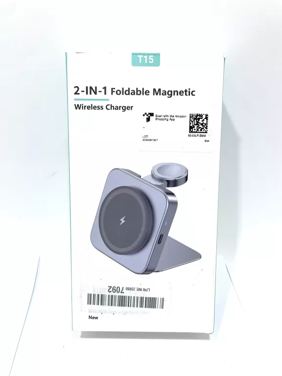 2-N-1 FOLDABLE MAGNETIC WIRELESS CHARGER T15