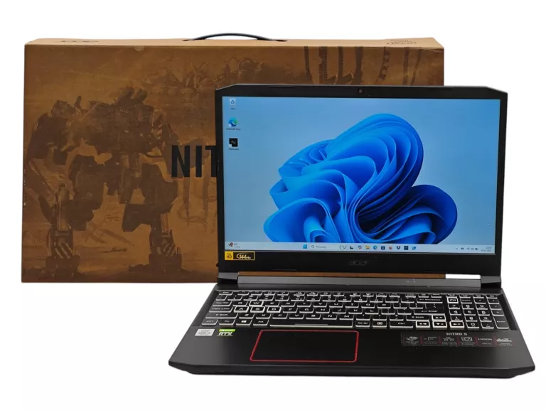 LAPTOP ACER NITRO 5 AN515-55 15,6" I5-10300H 8GB 512GB SSD RTX 2060 WIN 11