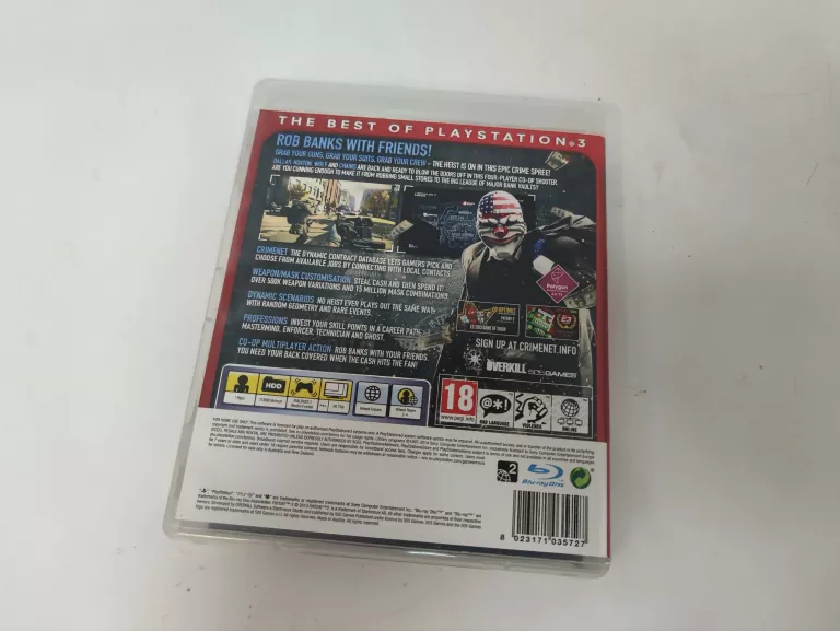 GRA PS3 PAYDAY 2