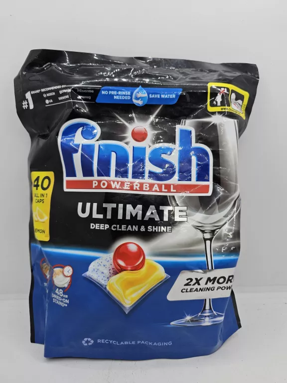 FINISH POWERBALL ULTIMATE DEEP CLEAN SHINE 40SZT