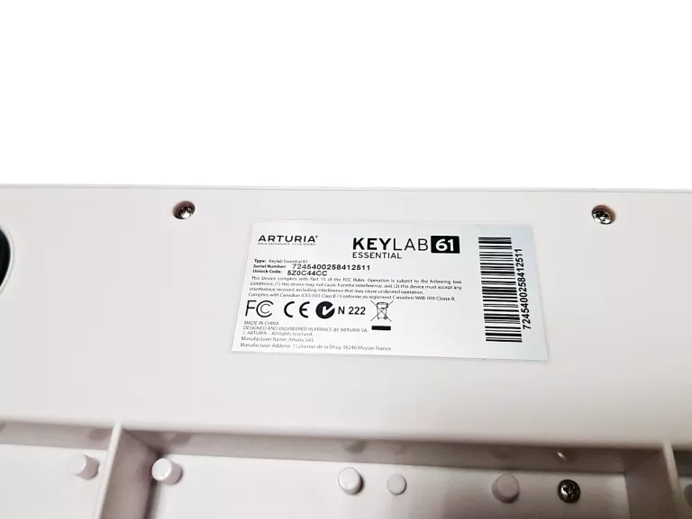 KLAWIATURA MIDI ARTURIA KEYLAB ESSENTIAL 61