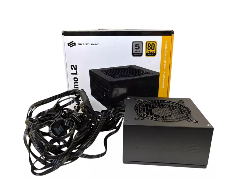 ZASILACZ SILENTIUMPC SUPREMO L2 650W 80+ GOLD KOMPLET