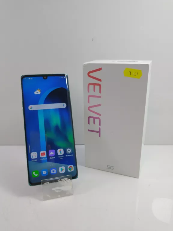 TELEFON LG VELVET 6/128GB AURORA GREEN