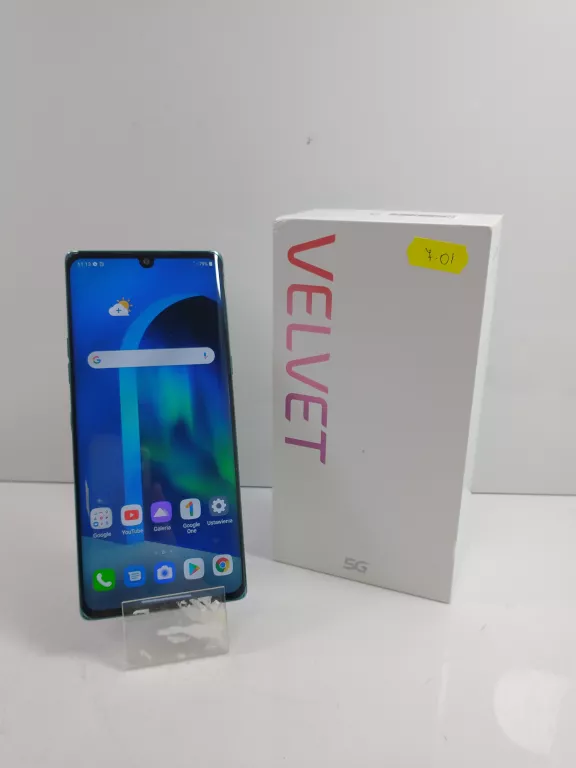 TELEFON LG VELVET 6/128GB AURORA GREEN
