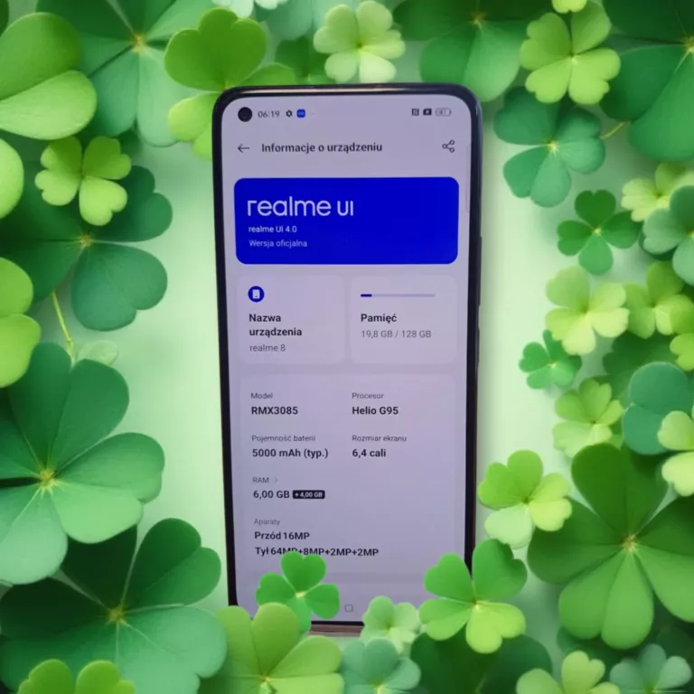 TELEFON REALME 8 6GB/128GB/ ETUI