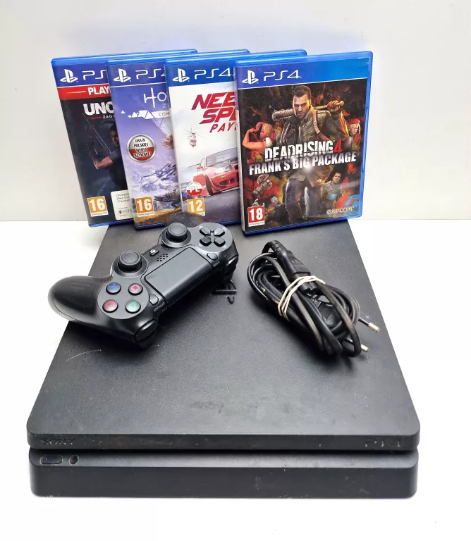 KONSOLA KONSOLA PS4 SLIM 500GB + PAD + GRY