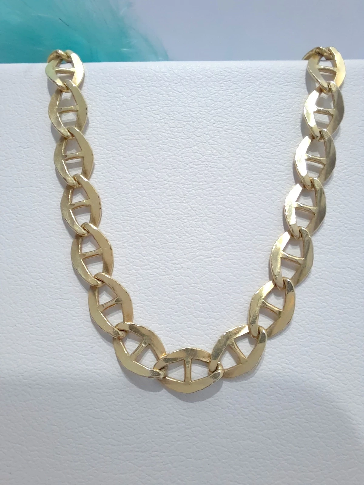 okazja-konkretny-zloty-lancuch-gucci-14k-splot-2208-1