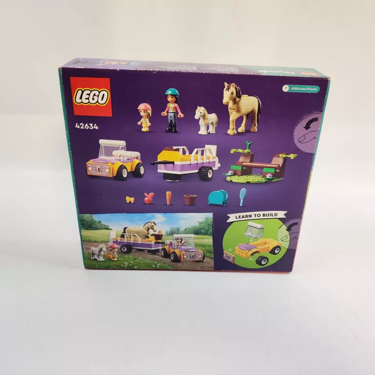 LEGO FRIENDS 42634 PRZYCZEPKA DLA KONIA I KUCYKA