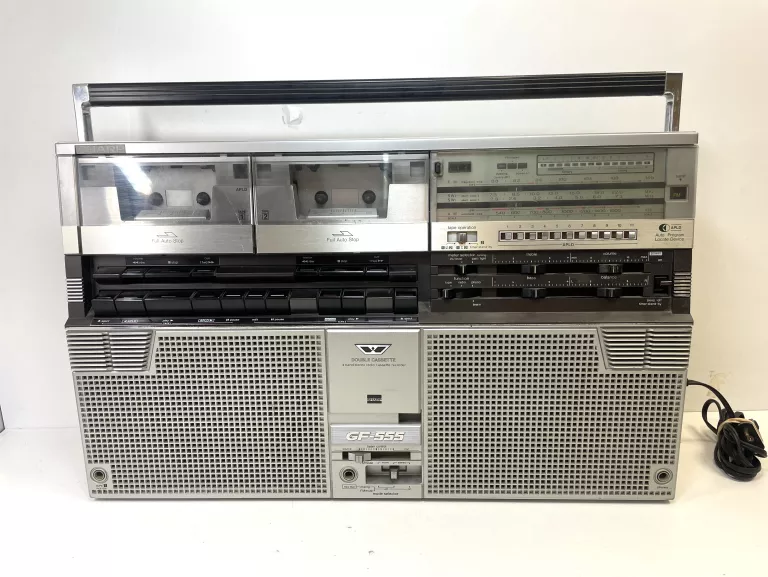 SHARP GF-666 GHETTOBLASTER MAGNETOFON RADIO BOOMBOX OPIS!!