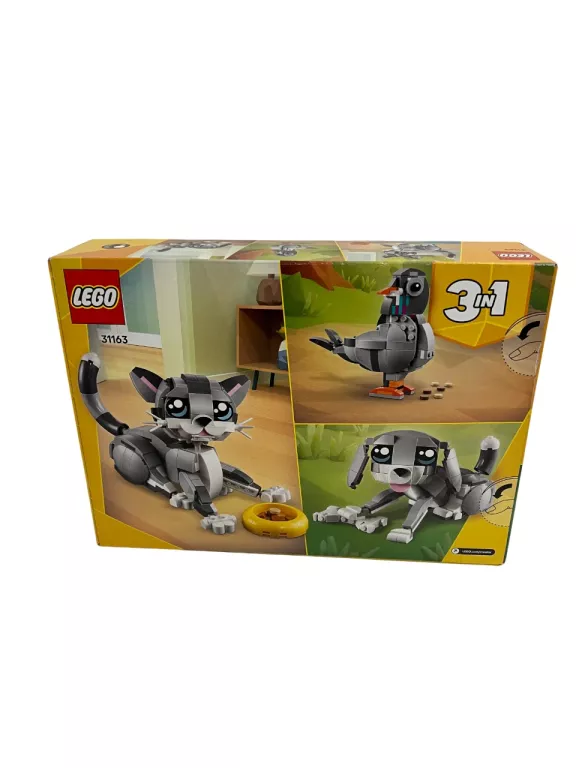LEGO CREATOR 3 W 1 31163 TWÓRCA 31163 ŚMIESZNY KOT