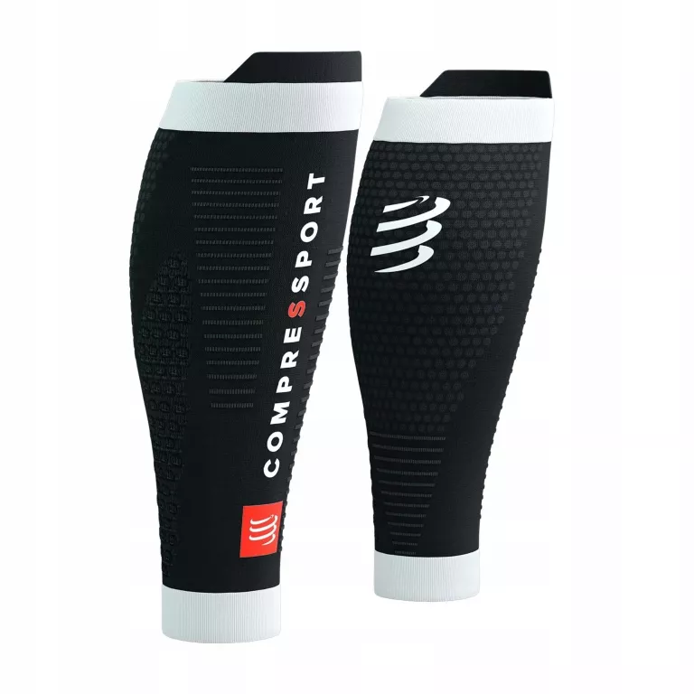 OPASKI KOMPRESYJNE COMPRESSPORT R2 3.0 CALF SLEEVES CZARNE ROZMIAR T2