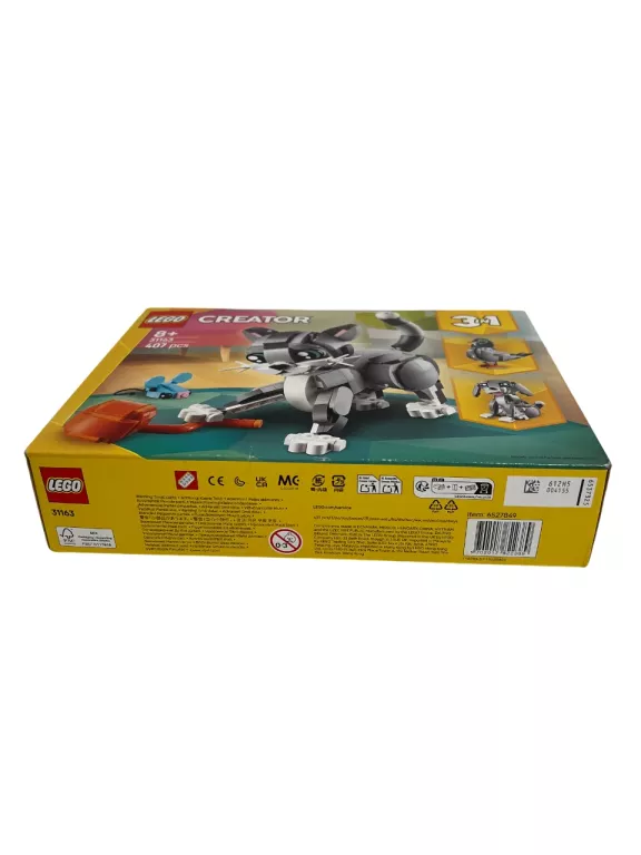 LEGO CREATOR 3 W 1 31163 TWÓRCA 31163 ŚMIESZNY KOT