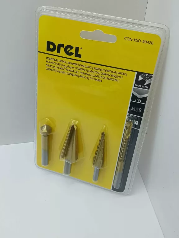WIERTŁA DREL CON-XSD-90420 RUROWE STOPNIOWE ROZWIERTAK FREZOWIERTŁO