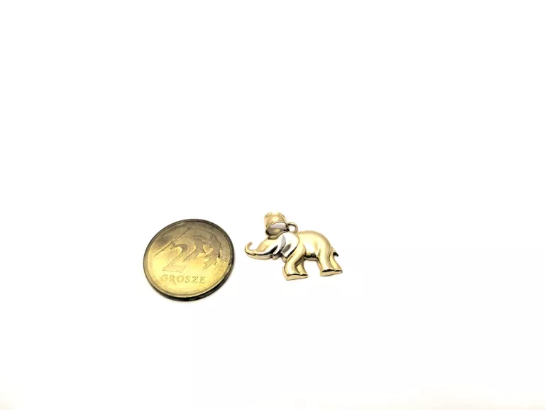ZŁOTY WISIOREK SŁONIK PR585 - 0,77G