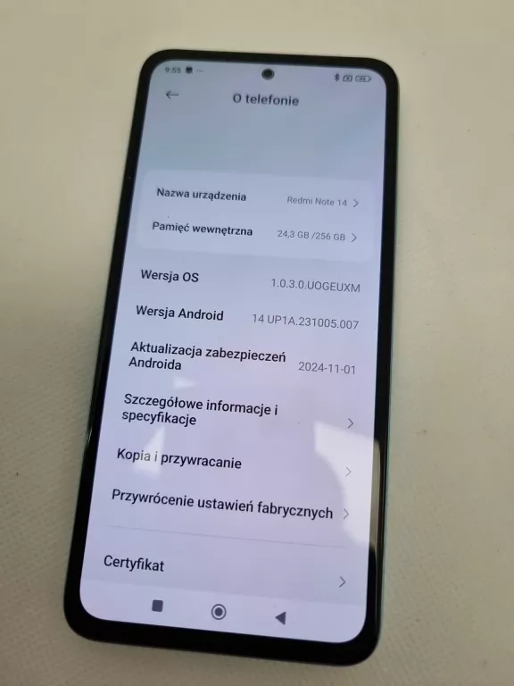 TELEFON REDMI NOTE 14 8/256GB