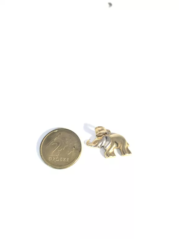 ZŁOTY WISIOREK SŁONIK PR585 - 0,77G