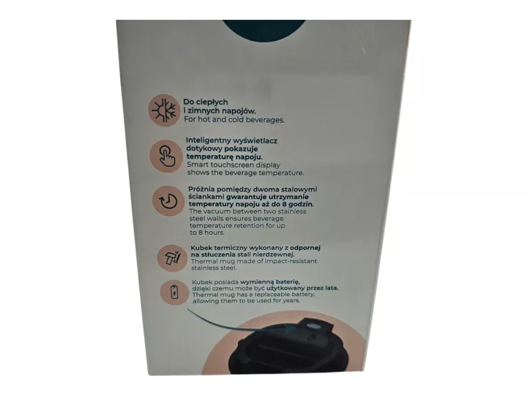 KUBEK TERMICZNY Z WYŚWIETLACZEM LED ALTOM DESIGN 510 ML