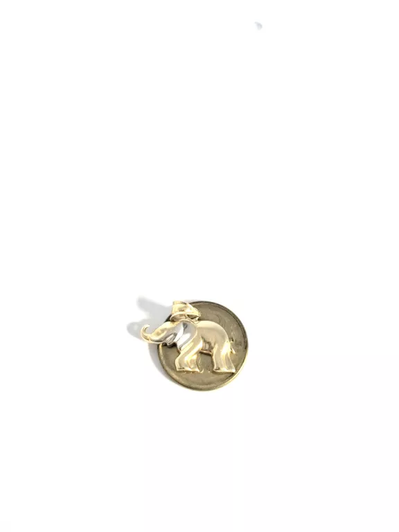 ZŁOTY WISIOREK SŁONIK PR585 - 0,77G