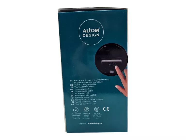 KUBEK TERMICZNY Z WYŚWIETLACZEM LED ALTOM DESIGN 510 ML