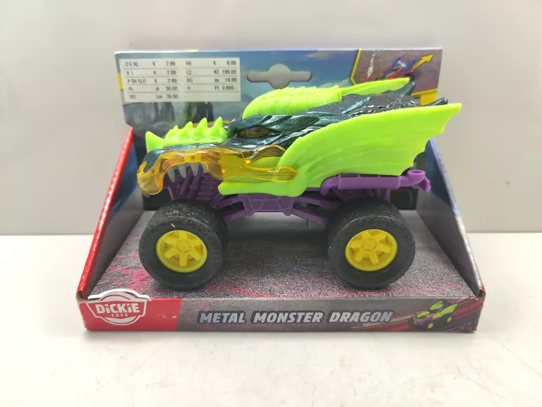 SAMOCHODZIK METAL MONSTER DRAGON
