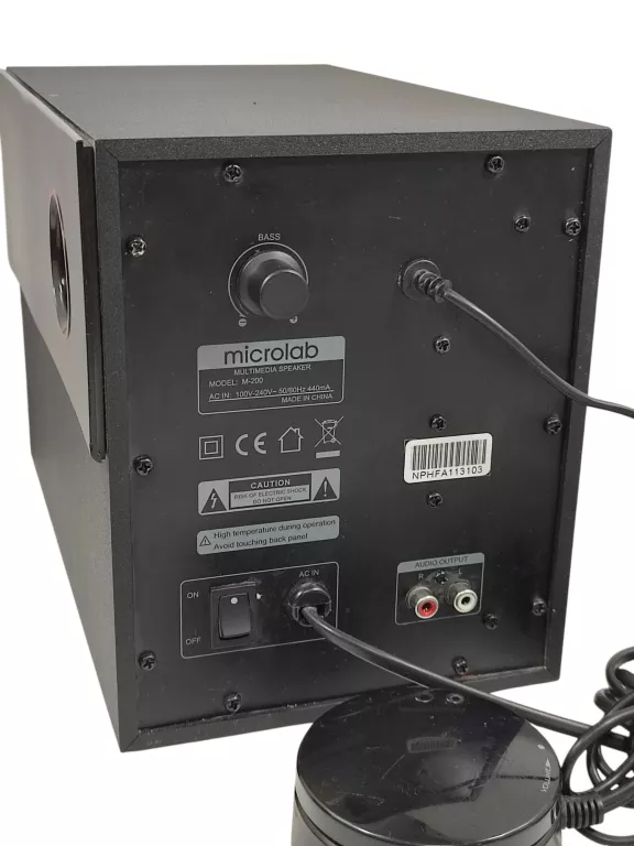 GŁOŚNIKI KOMPUTEROWE 2.1 MICROLAB M-200