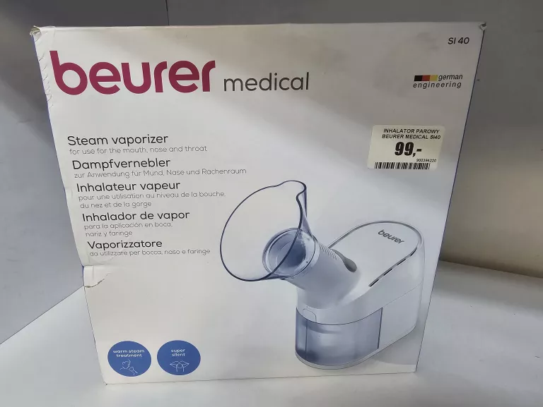 INHALATOR PAROWY BEURER MEDICAL SI40 KOMPLET
