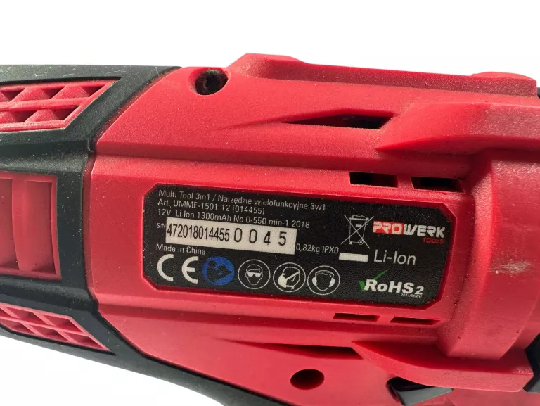 PROWERK TOOLS URZĄDZENIE WIELOFUNKCYJNE 3W1 12V UMMF-1501-12!