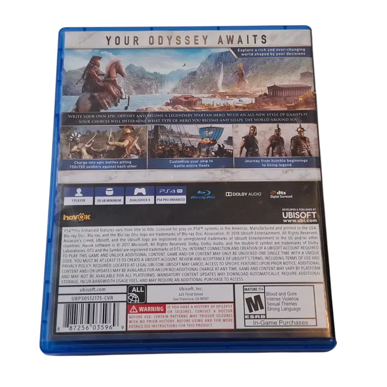 GRA PS4 ASSASSINS CREED ODYSSEY