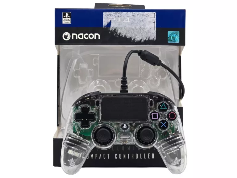 KONTROLER PAD PS4 ZAMIENNIK NACON SLEH-00467 PRZEWODOWY - JAK NOWY