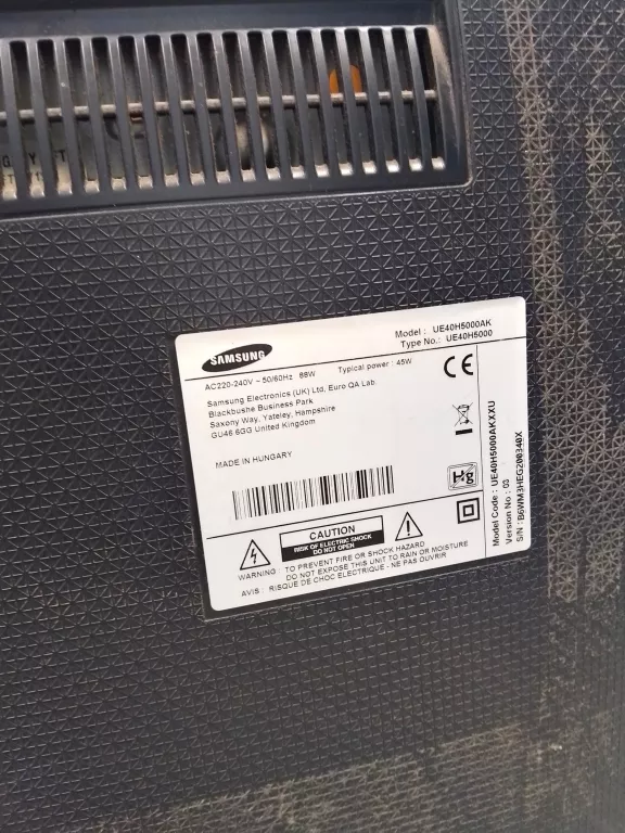 TELEWIZOR SAMSUNG UE40EH5000