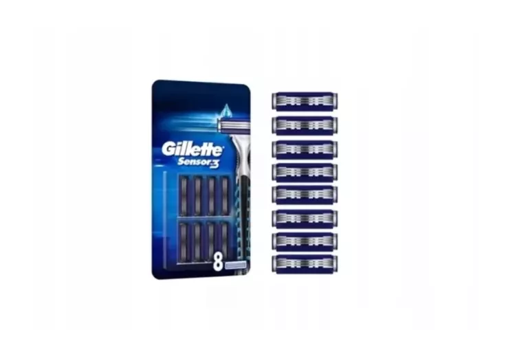 WKŁADY DO MASZYNKI GILLETTE SENSOR 3 8SZT