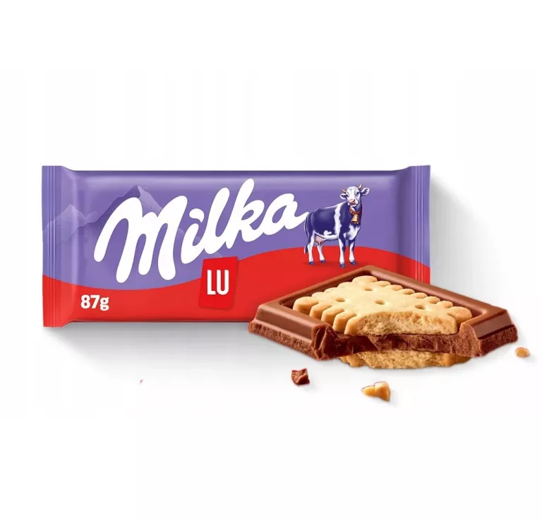 MILKA CZEKOLADA Z CIASTECZKIEM LU – 87G.