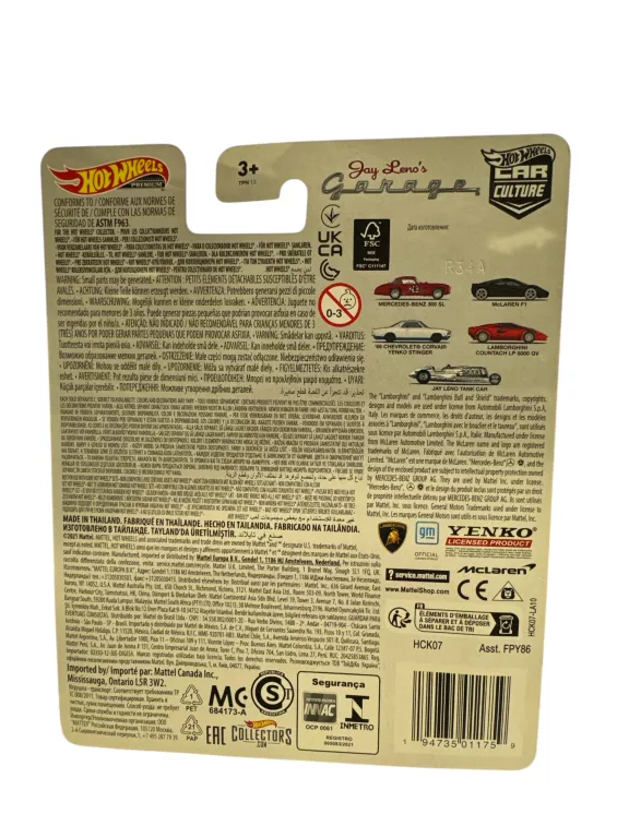 HOTWHEELS PREMIUM JAY LENO'S GARAGE MERCEDES-BENZ 300 SL