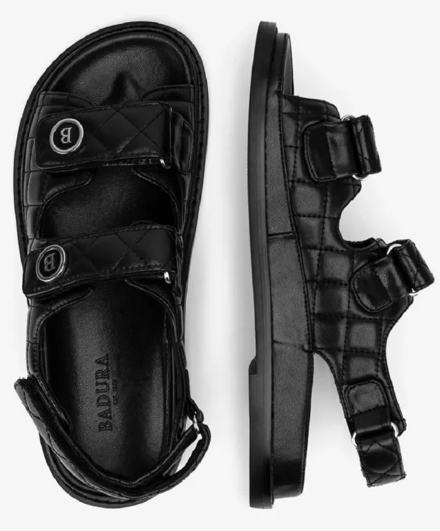 BUTY R.38 BADURA SANDAŁY CZARNE 5903419906299