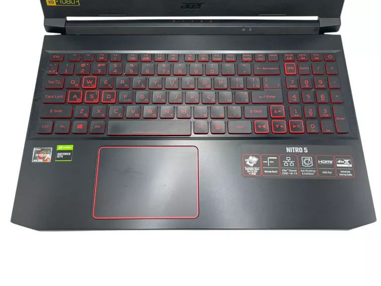 LAPTOP ACER NITRO 5 AN515-44 15,6'' RYZEN 5 4600H 8/256GB SSD GTX 1650TI