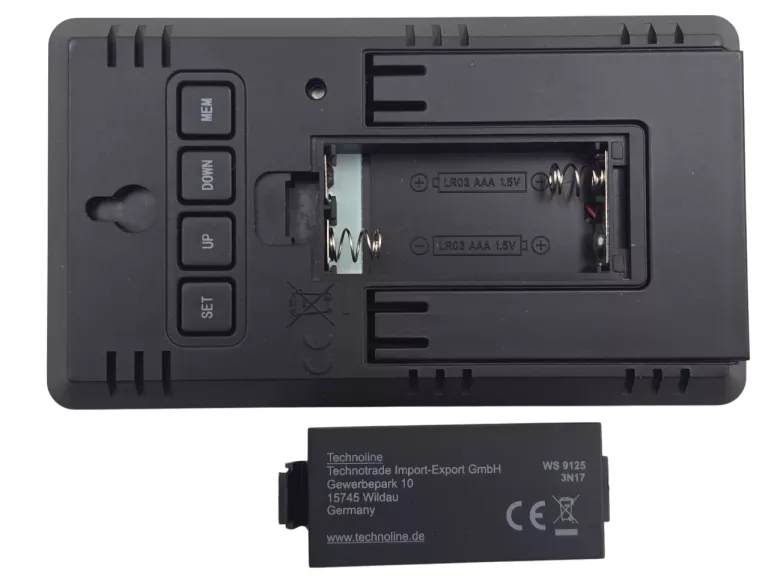 STACJA POGODOWA TECHNOLINE BLACK MAGIC PRESENTER WS 9125 CZARNA - JAK NOWA
