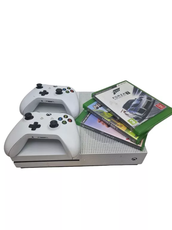 KONSOLA XBOX ONE S 2X PAD 3X GRY ZESTAW