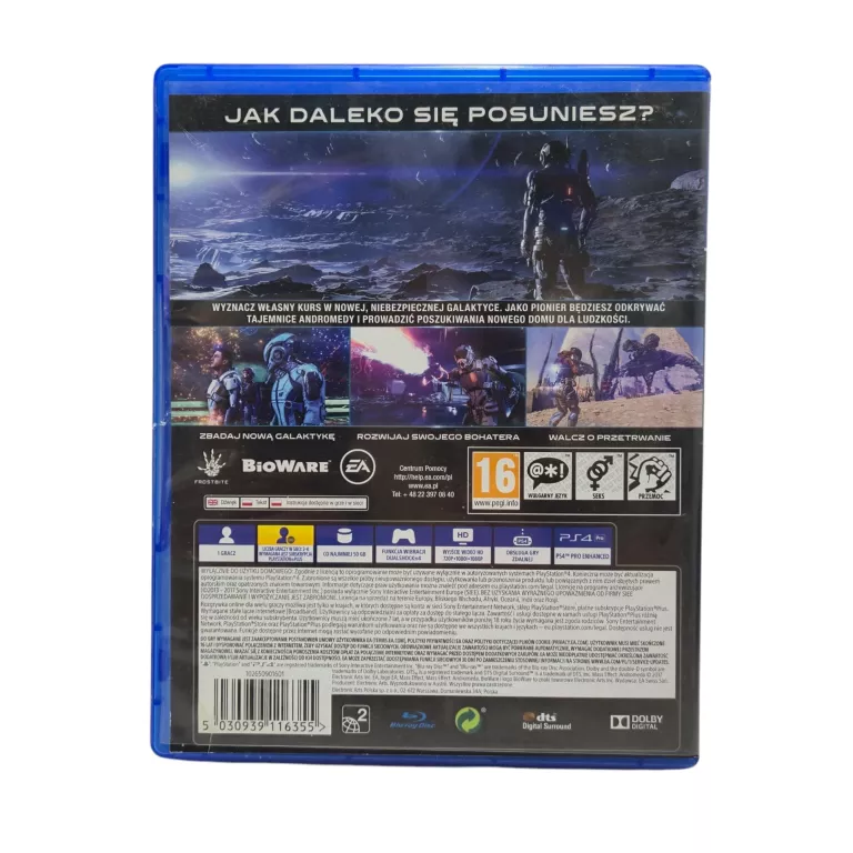 GRA NA PS4 MASS EFFECT ANDROMEDA