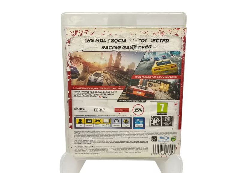 NEED FOR SPEED: MOST WANTED SONY PLAYSTATION 3 (PS3)
