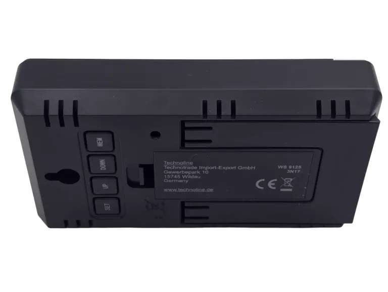 STACJA POGODOWA TECHNOLINE BLACK MAGIC PRESENTER WS 9125 CZARNA - JAK NOWA