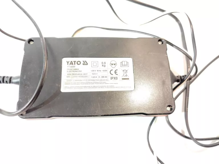 PROSTOWNIK YATO YT-8300 6/12V DO 200AH ŻELOWY/AGM