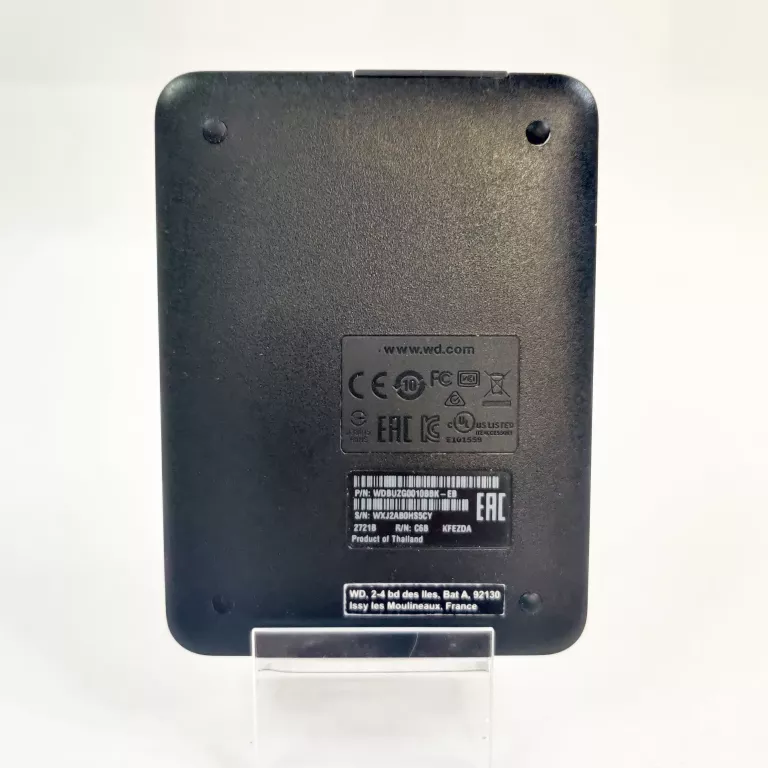 DYSK ZEWNĘTRZNY HDD WD ELEMENTS PORTABLE 1TB CZARNY