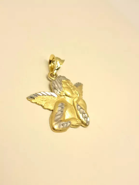 ZŁOTA ZAWIESZKA ANIOŁEK PRÓBY 585 1,23 GRAM